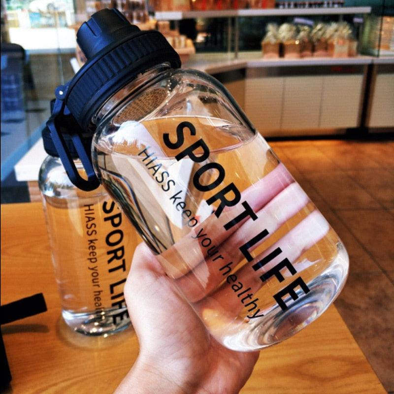 Glass Water Bottle/Drink Bottles For Outdoors/Portable Drinkware /Eco-friendly Wide Mouth