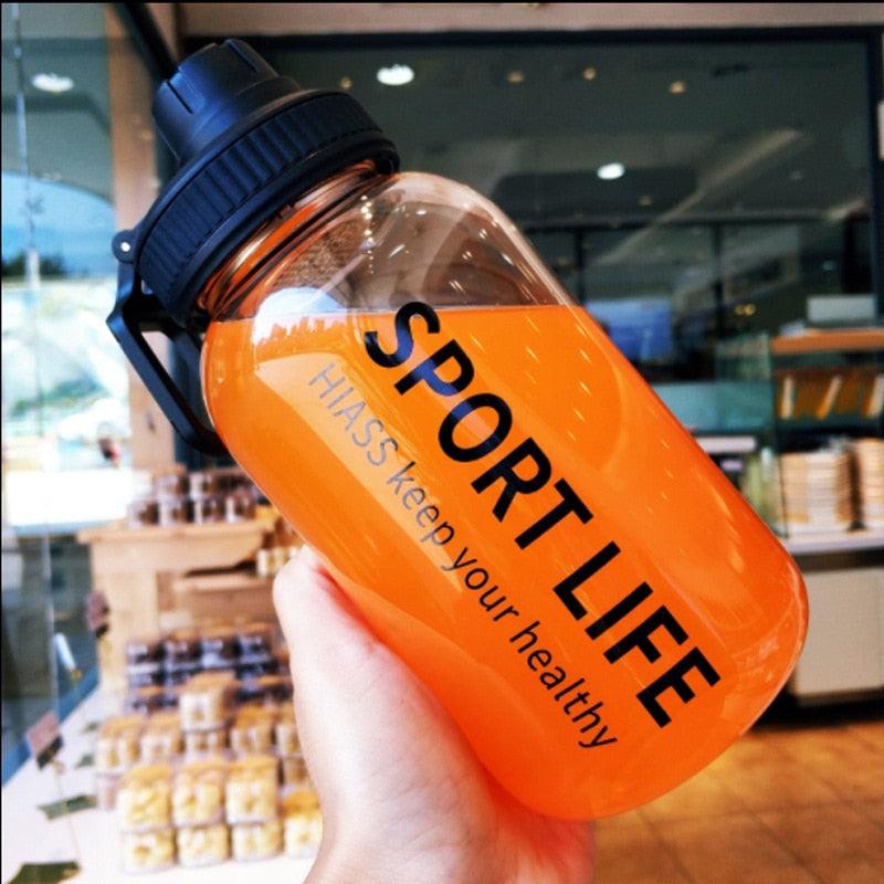 Glass Water Bottle/Drink Bottles For Outdoors/Portable Drinkware /Eco-friendly Wide Mouth