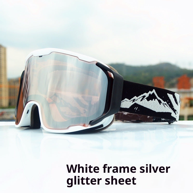 Ski Goggles Double-layer Anti-fog Full Real Film Ski Goggles