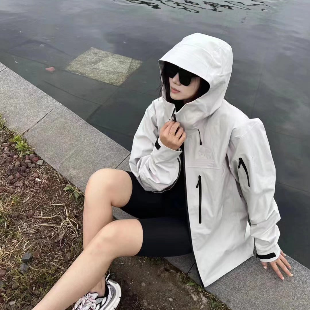Women's Gore-Tex Jacket Hard Shell Wind/ Waterproof Mountaineering Outdoor Sports
