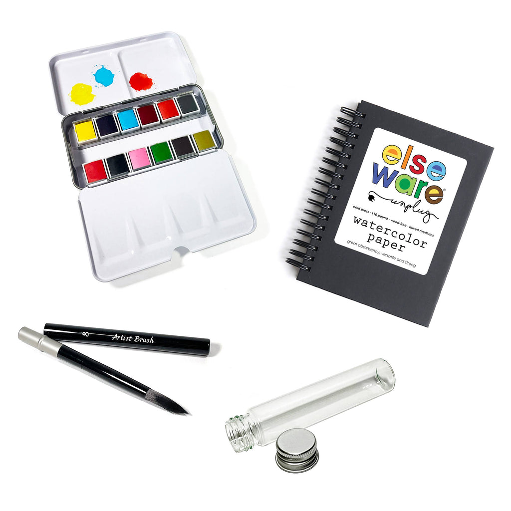 Nature Journaling Sketcher Bundle - Dragonfly Art Backpack + Kit + Pencils