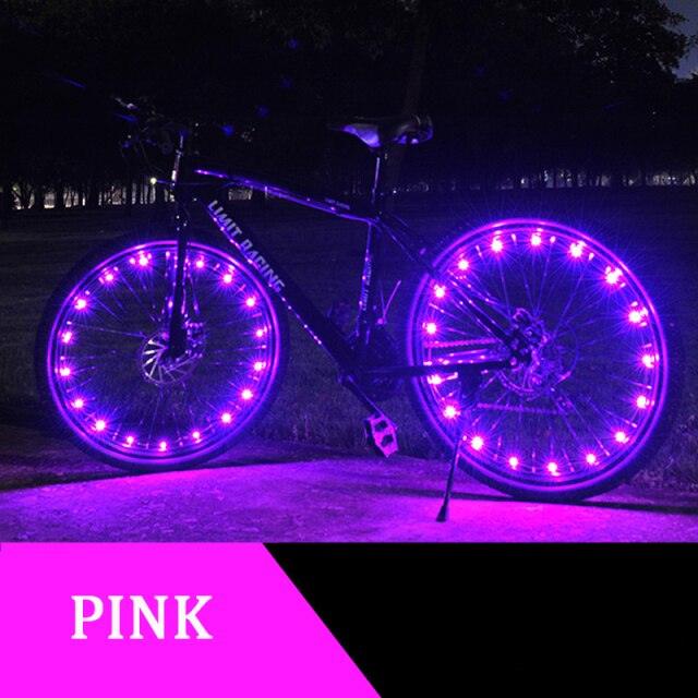 Durable Bicycle Spoke Light Wheel Lights Flash Ribbon Light  Night Cycling Lights Bike Wheel