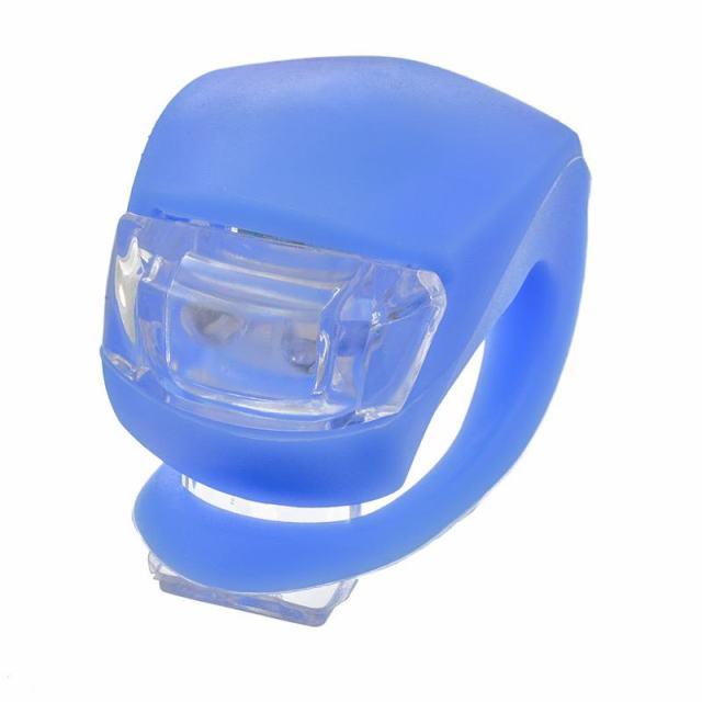 Lightweight Mini LED Silicone Bicycle Front/Rear Waterproof