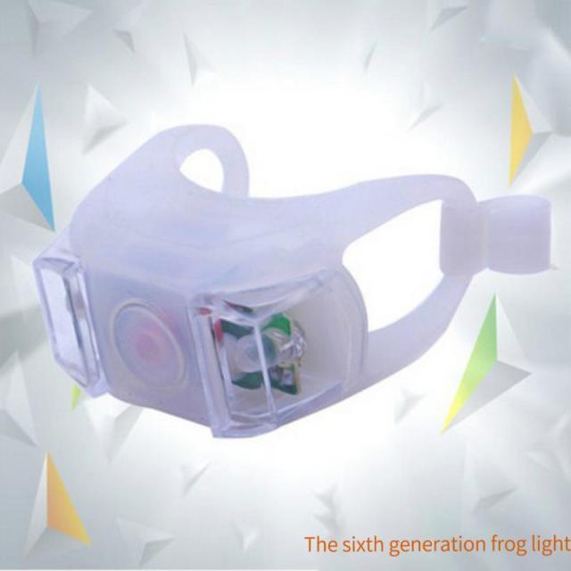 Lightweight Mini LED Silicone Bicycle Front/Rear Waterproof
