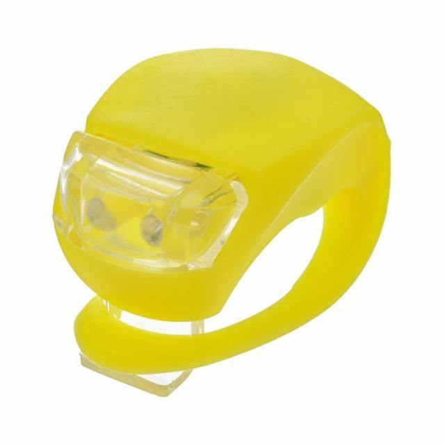 Lightweight Mini LED Silicone Bicycle Front/Rear Waterproof