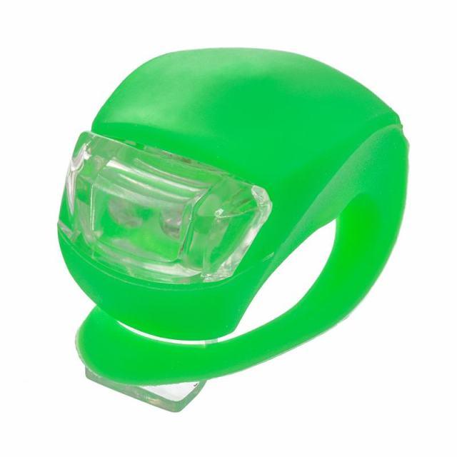 Lightweight Mini LED Silicone Bicycle Front/Rear Waterproof