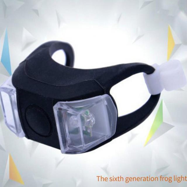 Lightweight Mini LED Silicone Bicycle Front/Rear Waterproof