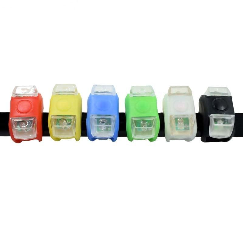 Lightweight Mini LED Silicone Bicycle Front/Rear Waterproof