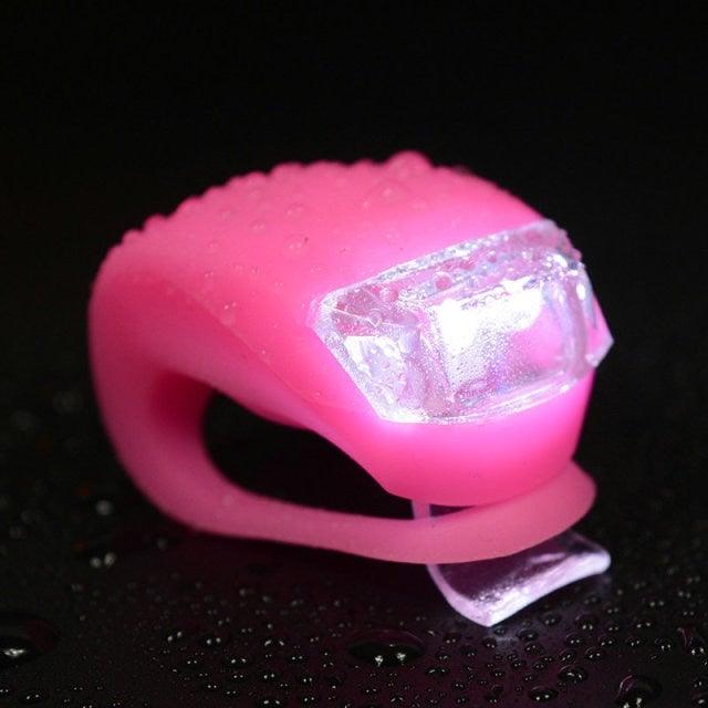 Lightweight Mini LED Silicone Bicycle Front/Rear Waterproof