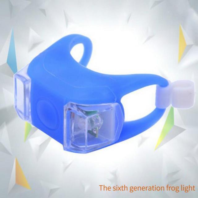 Lightweight Mini LED Silicone Bicycle Front/Rear Waterproof