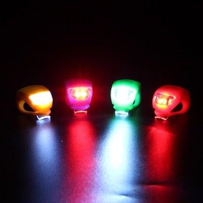 Lightweight Mini LED Silicone Bicycle Front/Rear Waterproof