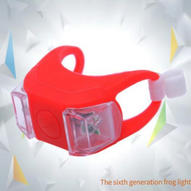 Lightweight Mini LED Silicone Bicycle Front/Rear Waterproof