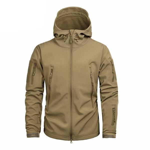 Men Green Autumn Camouflage Jacket Lightweight Water-Resistant Tactical Clothing
