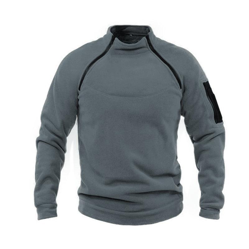 Men Winter Fleece Jacket Lightweight Casual Tactical Outdoor Military Adventure