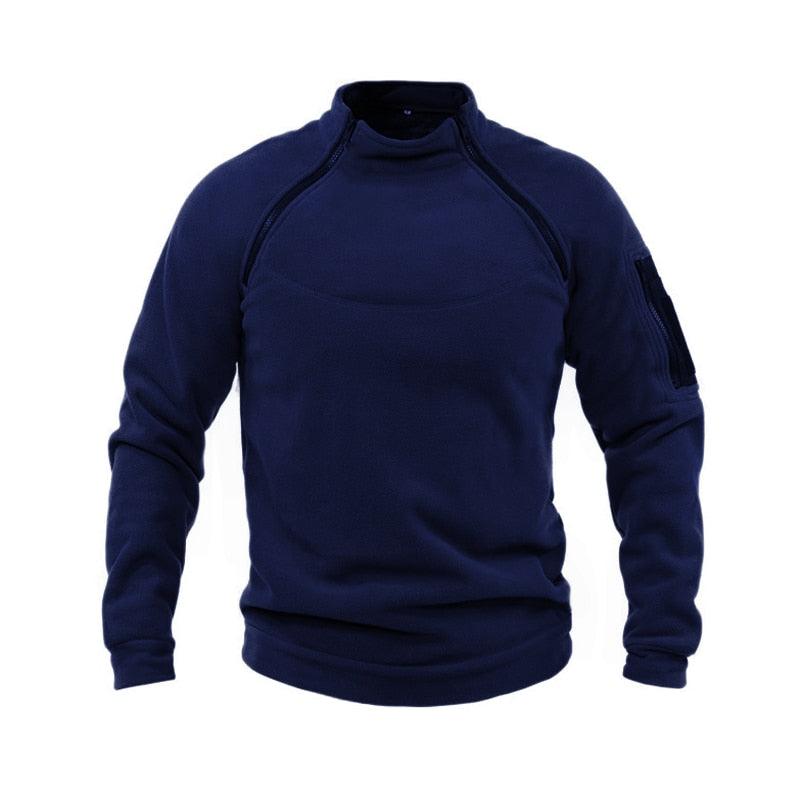 Men Winter Fleece Jacket Lightweight Casual Tactical Outdoor Military Adventure
