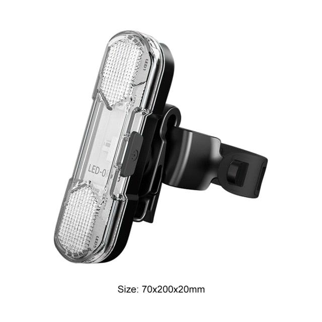 Mini Silicone Bike Front/Rear Light Set 3 Modes Waterproof  Warning Lamp