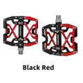 Mountain Bicycle Flat Pedals Cycling Ultralight Aluminum Alloy 3 Bearings With Cleats