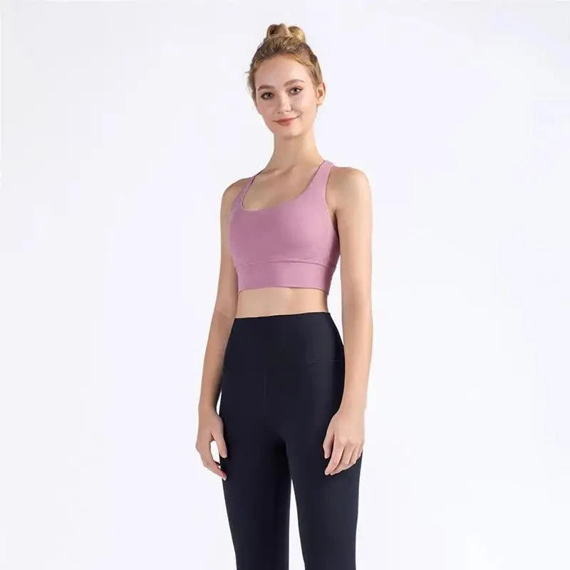 High Quality Fabric Nylon Breathable Women Yoga  Sports Wear Outdoor Clothes For Ladies