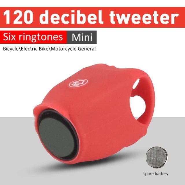 USB Rechargeable Battery Bicycle Bell 120db Waterproof Portable/Handlebar Bell