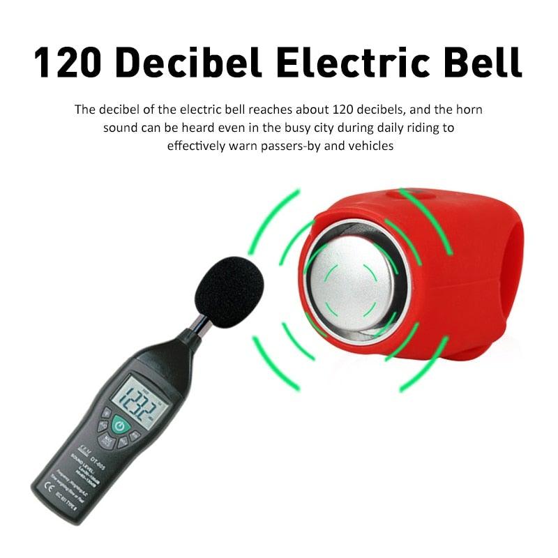 USB Rechargeable Battery Bicycle Bell 120db Waterproof Portable/Handlebar Bell