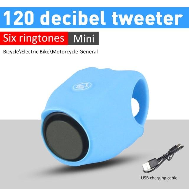 USB Rechargeable Battery Bicycle Bell 120db Waterproof Portable/Handlebar Bell