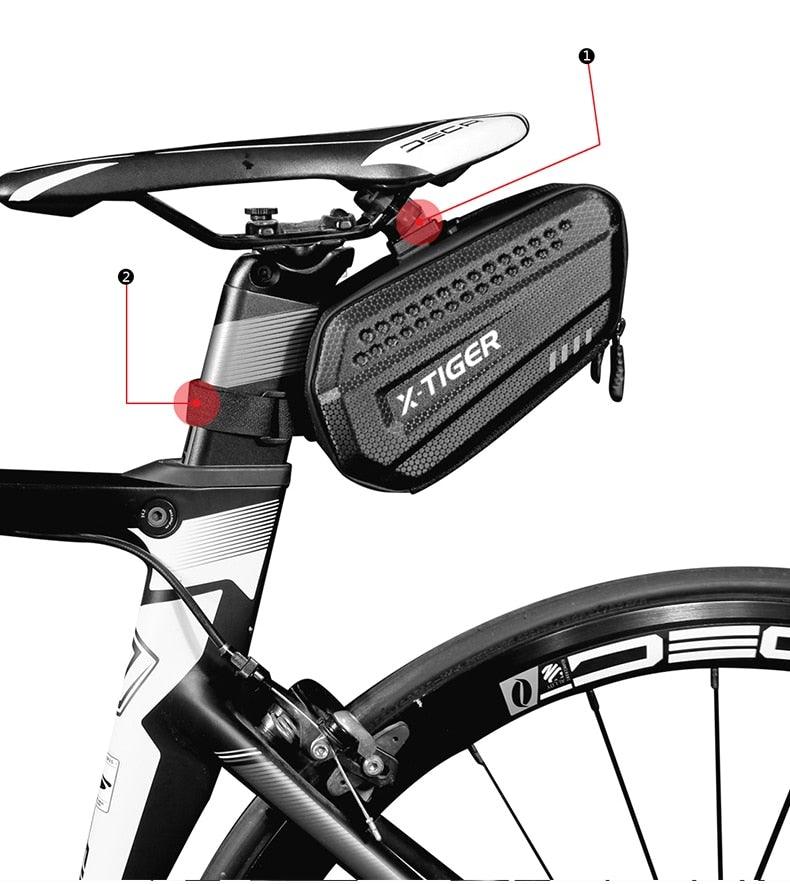 Bike Bag Rainproof Road 1.2L Large Capacity Post Rear Bag / Accessories / Under Seat Pouch