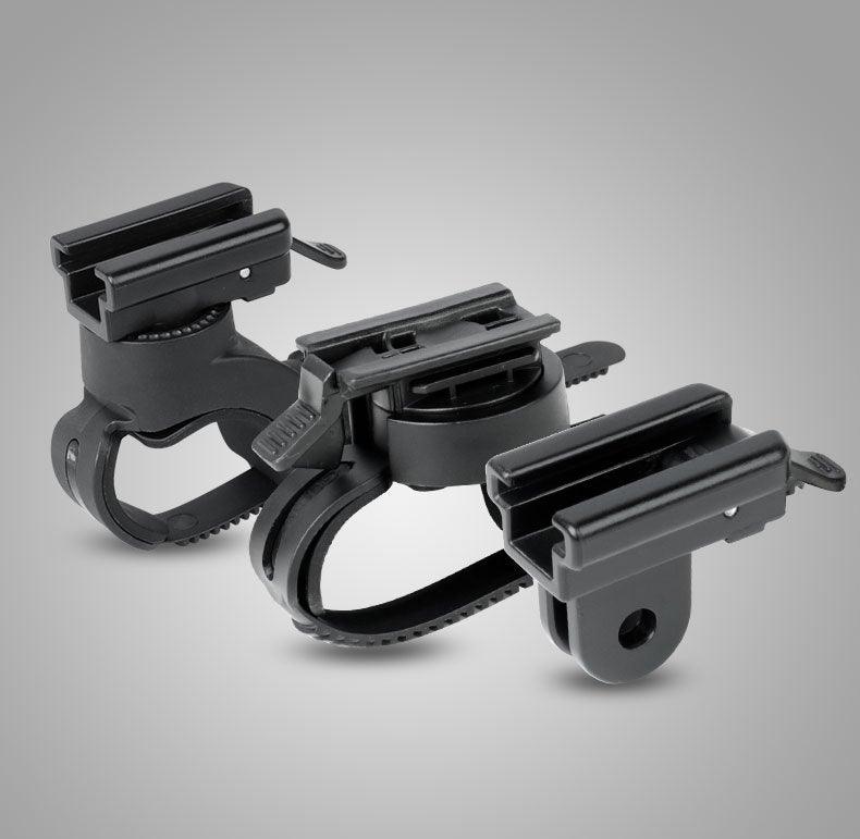 Bike Headlight Holder Front LED Lamp Buckle/Quick Mount Release Helmet Adaptor