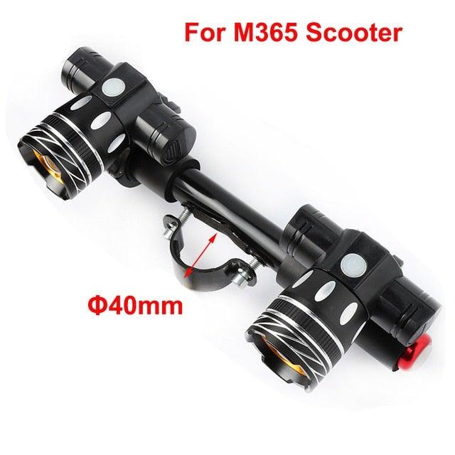LED Headlight For Bike Electric Scooter USB Rechargeable LED Light High Lumens