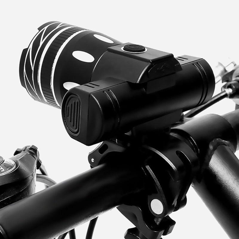 LED Headlight For Bike Electric Scooter USB Rechargeable LED Light High Lumens