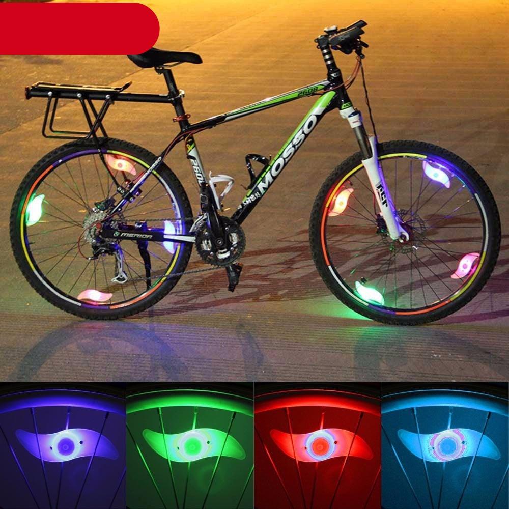 Waterproof Bike Spoke Light/3 Light Mode LED/Safety Warning