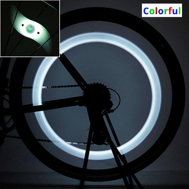 Waterproof Bike Spoke Light/3 Light Mode LED/Safety Warning