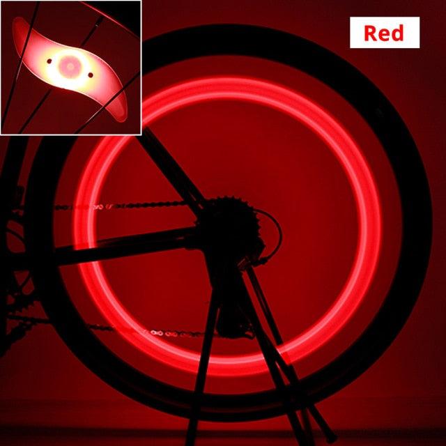 Waterproof Bike Spoke Light/3 Light Mode LED/Safety Warning