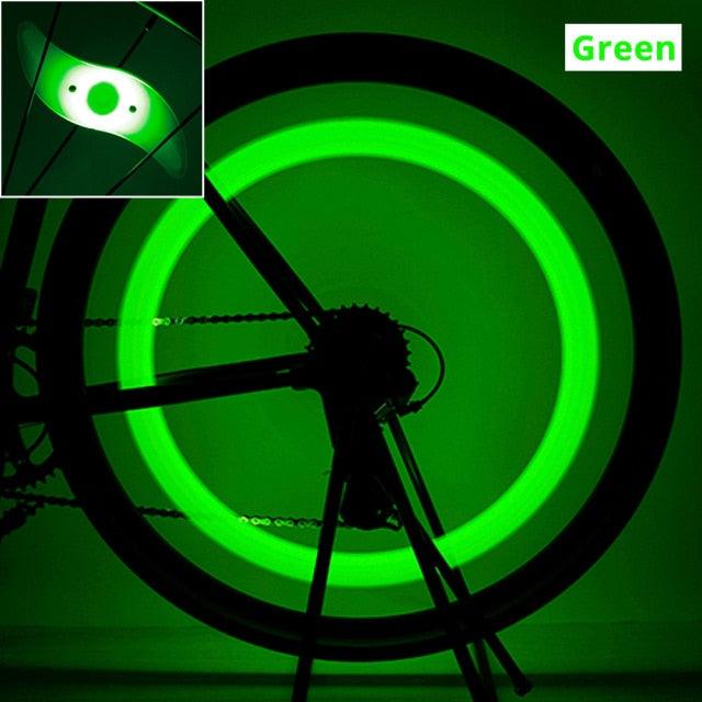 Waterproof Bike Spoke Light/3 Light Mode LED/Safety Warning