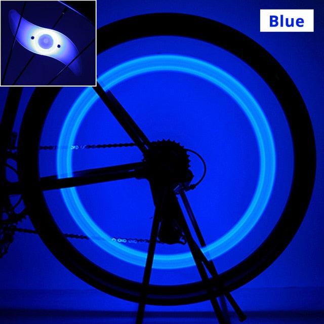 Waterproof Bike Spoke Light/3 Light Mode LED/Safety Warning