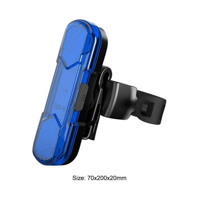 Mini Silicone Bike Front/Rear Light Set 3 Modes Waterproof  Warning Lamp