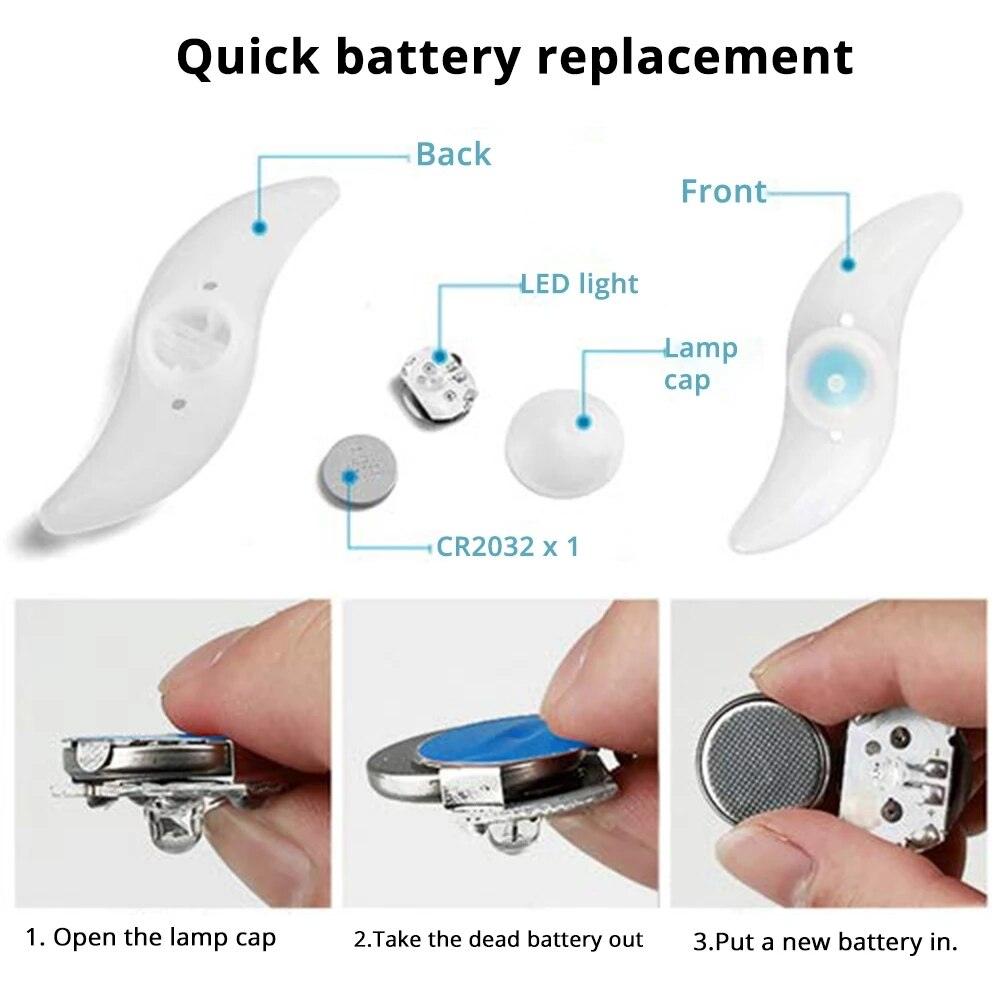 Bike Spoke Light/Wire LED Cycling/Warning Glowing Lamp/Ultra Bright Waterproof