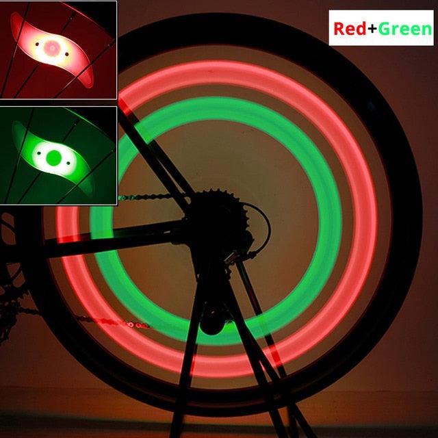 Bike Spoke Light/Wire LED Cycling/Warning Glowing Lamp/Ultra Bright Waterproof
