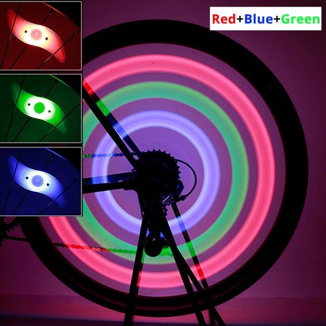 Bike Spoke Light/Wire LED Cycling/Warning Glowing Lamp/Ultra Bright Waterproof