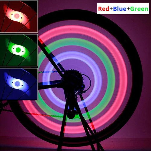 Bike Spoke Light/Wire LED Cycling/Warning Glowing Lamp/Ultra Bright Waterproof