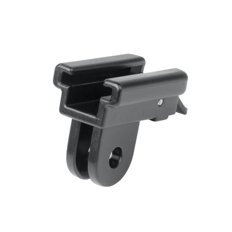 Bike Headlight Holder Front LED Lamp Buckle/Quick Mount Release Helmet Adaptor