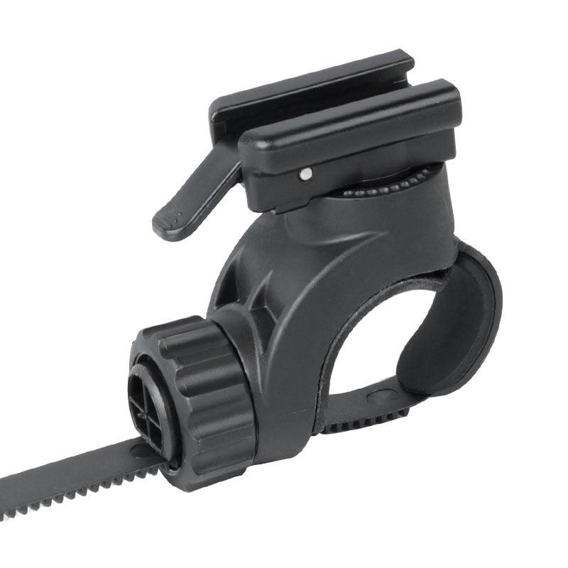 Bike Headlight Holder Front LED Lamp Buckle/Quick Mount Release Helmet Adaptor
