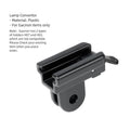 Bike Headlight Holder Front LED Lamp Buckle/Quick Mount Release Helmet Adaptor