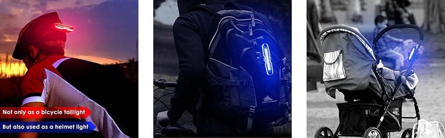 Bike Tail Light Ultra Bright USB Rechargeable LED Bicycle Rear Light 5 Light Mode Headlights