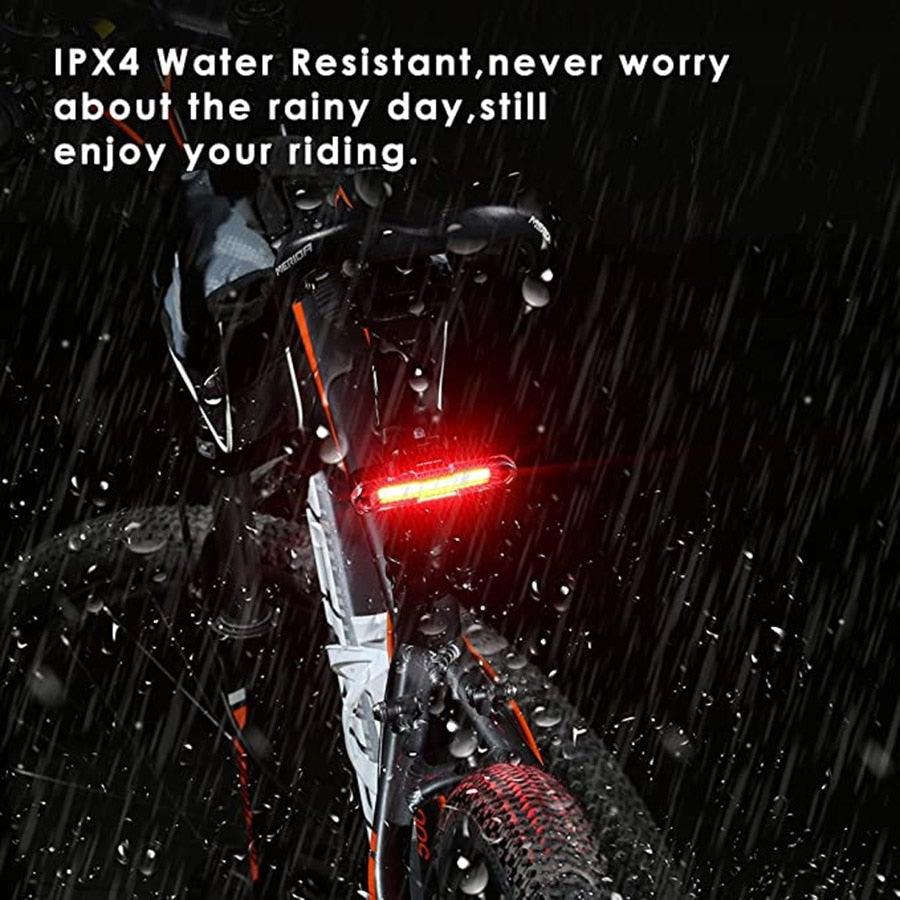 Bike Tail Light Ultra Bright USB Rechargeable LED Bicycle Rear Light 5 Light Mode Headlights
