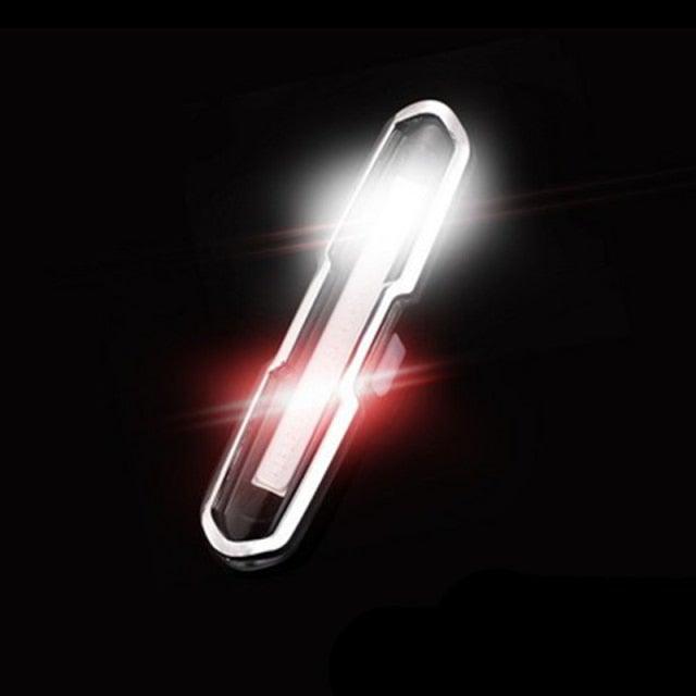 Bike Tail Light Ultra Bright USB Rechargeable LED Bicycle Rear Light 5 Light Mode Headlights