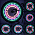 Bicycle/Motor Bike Tire Wheel Lights/32 Patterns/LED Flash/Night Light Safe Accessories