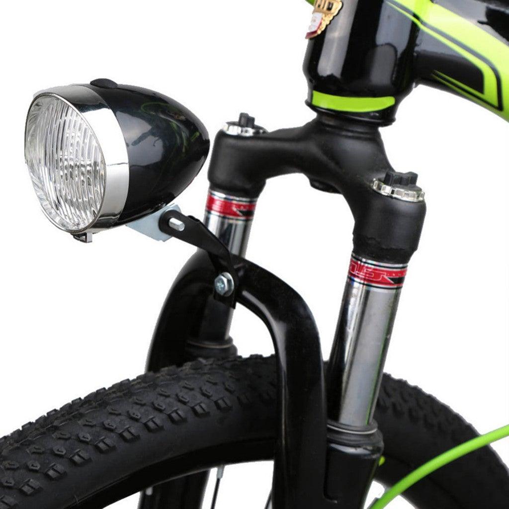 Retro Bicycle Headlight Waterproof Strong Body Warning Safety Headlight
