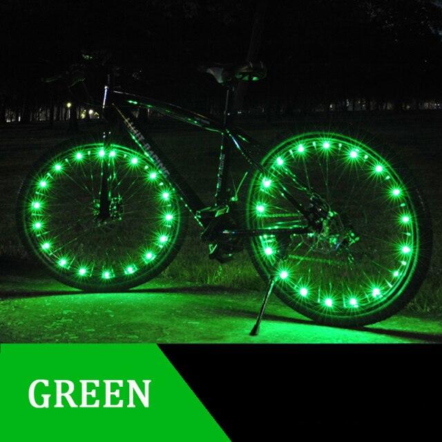 Durable Bicycle Spoke Light Wheel Lights Flash Ribbon Light  Night Cycling Lights Bike Wheel