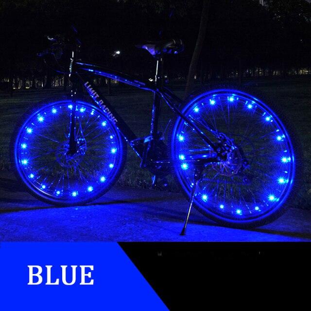 Durable Bicycle Spoke Light Wheel Lights Flash Ribbon Light  Night Cycling Lights Bike Wheel