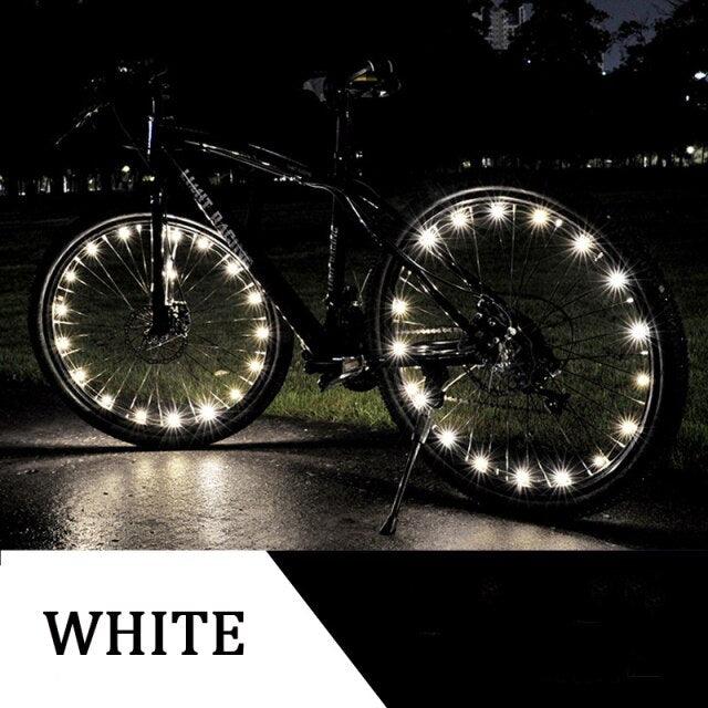 Durable Bicycle Spoke Light Wheel Lights Flash Ribbon Light  Night Cycling Lights Bike Wheel